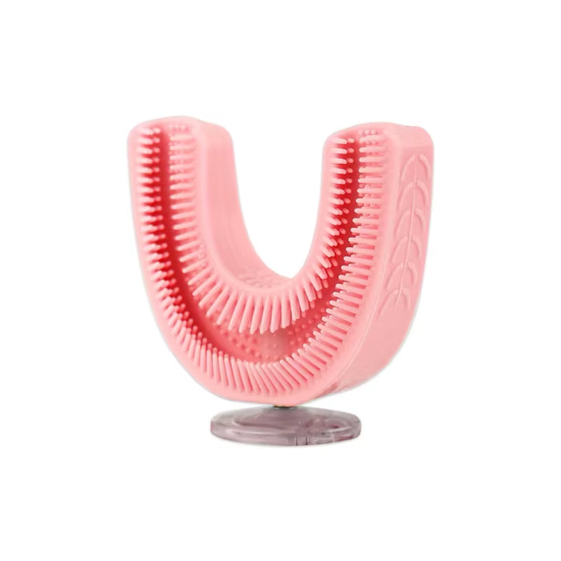 Kids U-Shaped Sonic Electric Toothbrush Children Silicon Toothbrush 360 Degrees Smart Tooth Brush Teeth Whitening for Waterproof