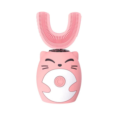 Kids U-Shaped Sonic Electric Toothbrush Children Silicon Toothbrush 360 Degrees Smart Tooth Brush Teeth Whitening for Waterproof