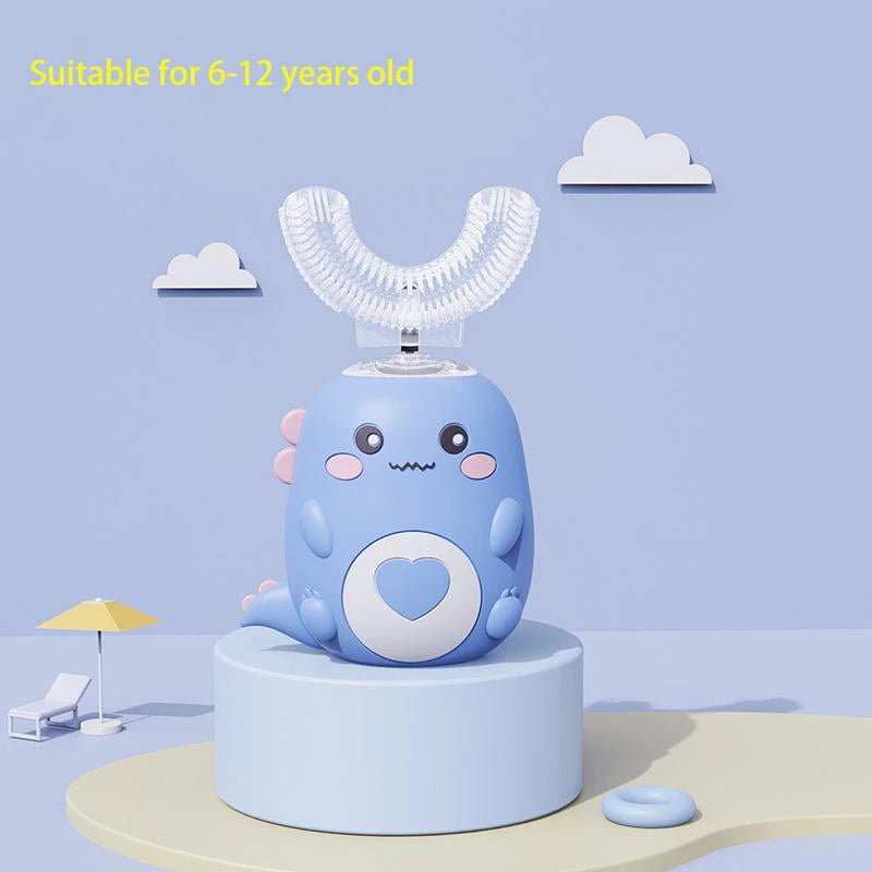 Kids U-Shaped Sonic Electric Toothbrush Children Silicon Toothbrush 360 Degrees Smart Tooth Brush Teeth Whitening for Waterproof