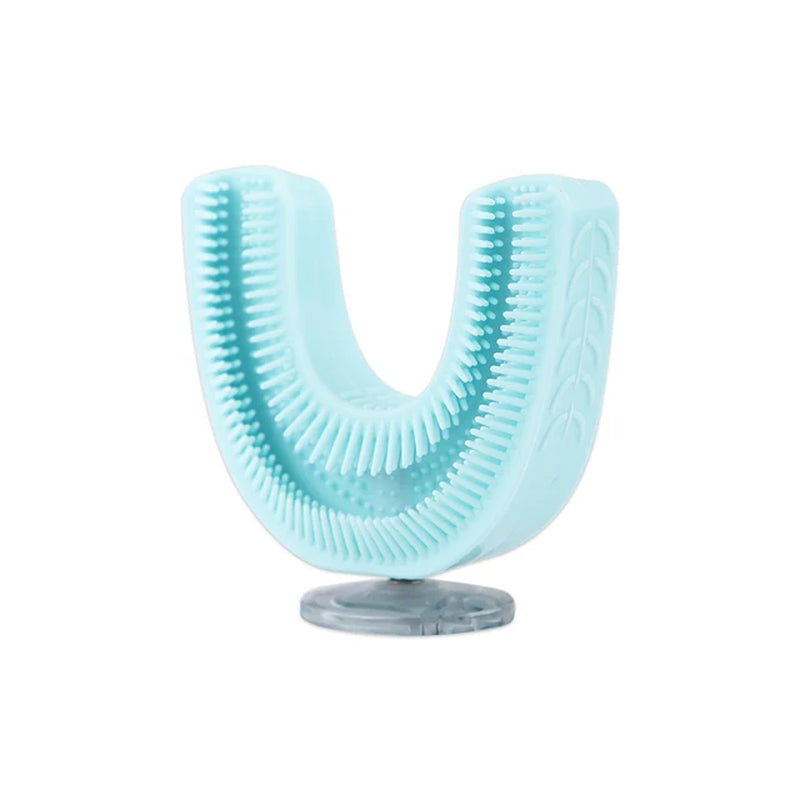 Kids U-Shaped Sonic Electric Toothbrush Children Silicon Toothbrush 360 Degrees Smart Tooth Brush Teeth Whitening for Waterproof
